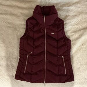 Schockemohle Women’s Quilted Puffer Vest - Burgundy